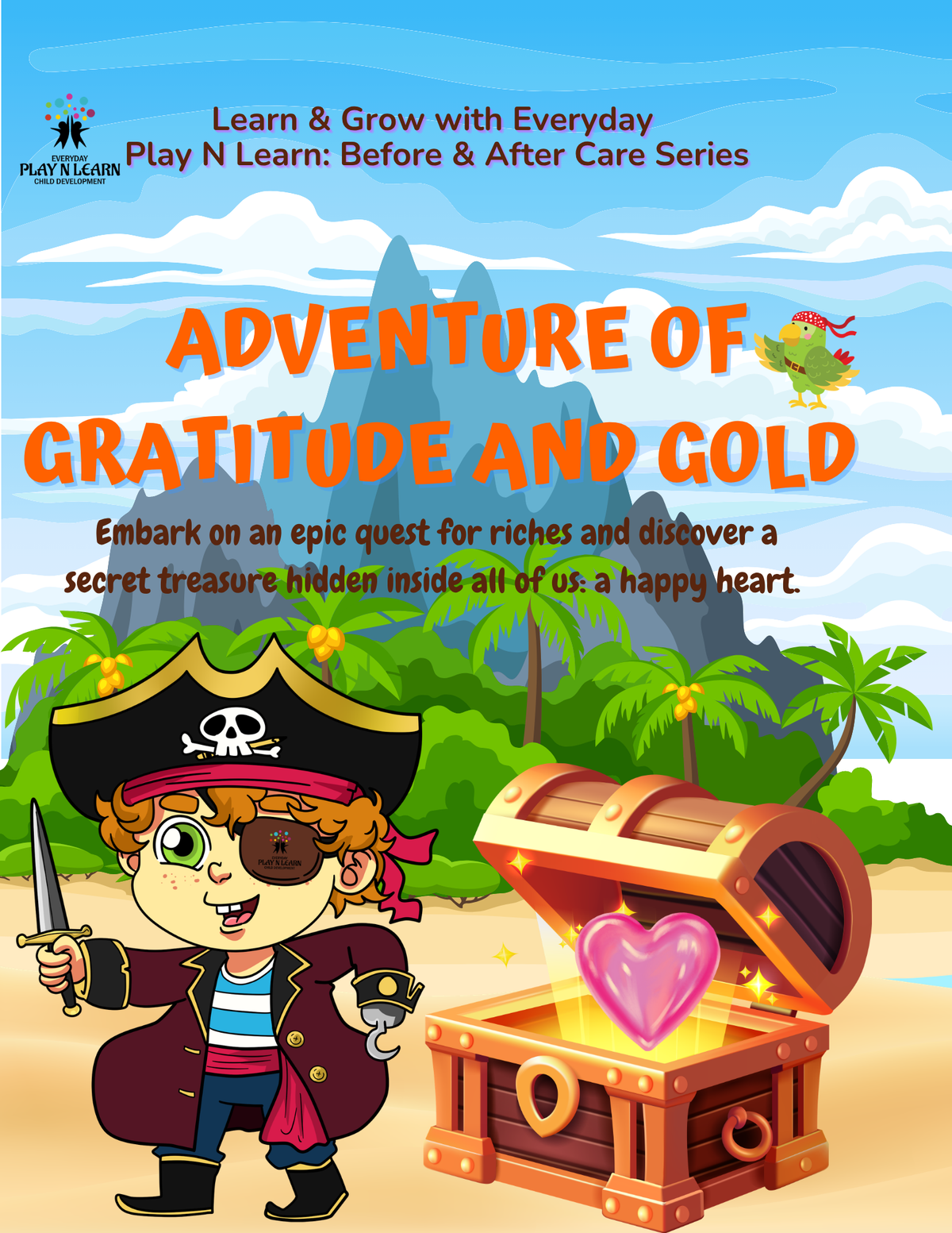 Adventure of Gratitude and Gold Workbook | Learn & Grow Before & After Care Series