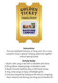 Scratch-Off Golden Ticket Family Activity Cards | Printable Surprise Family Bonding Pack