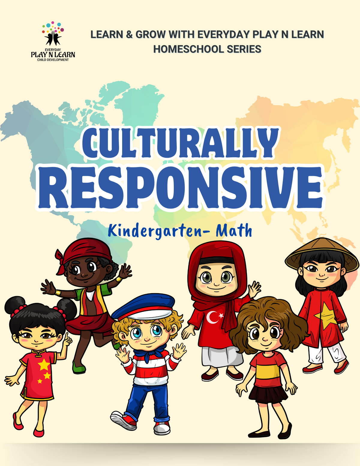 Culturally Responsive Kindergarten Math Curriculum & Assessment Guide | Homeschool Teacher Manual
