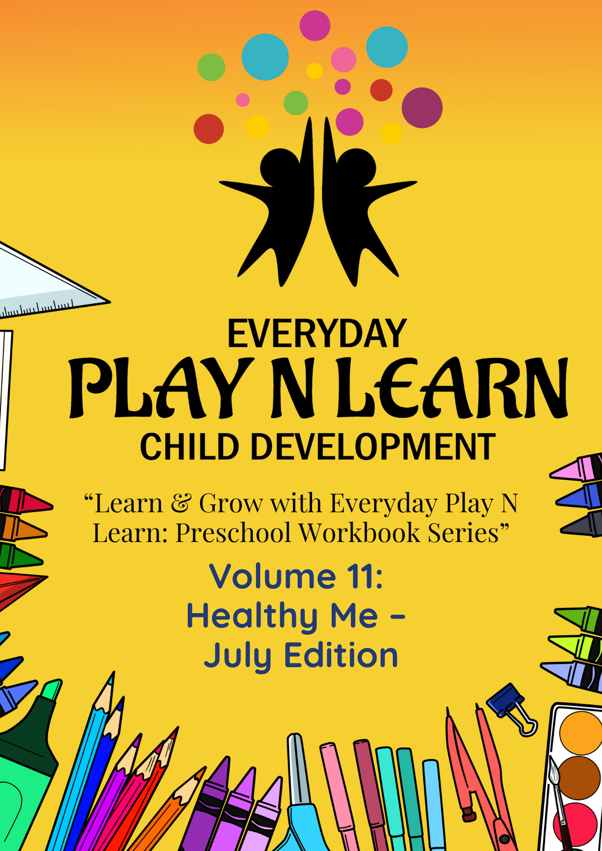 Preschool Workbook Month 11: Healthy Me (Pre-K3 & Pre-K4) | July Comprehensive Curriculum