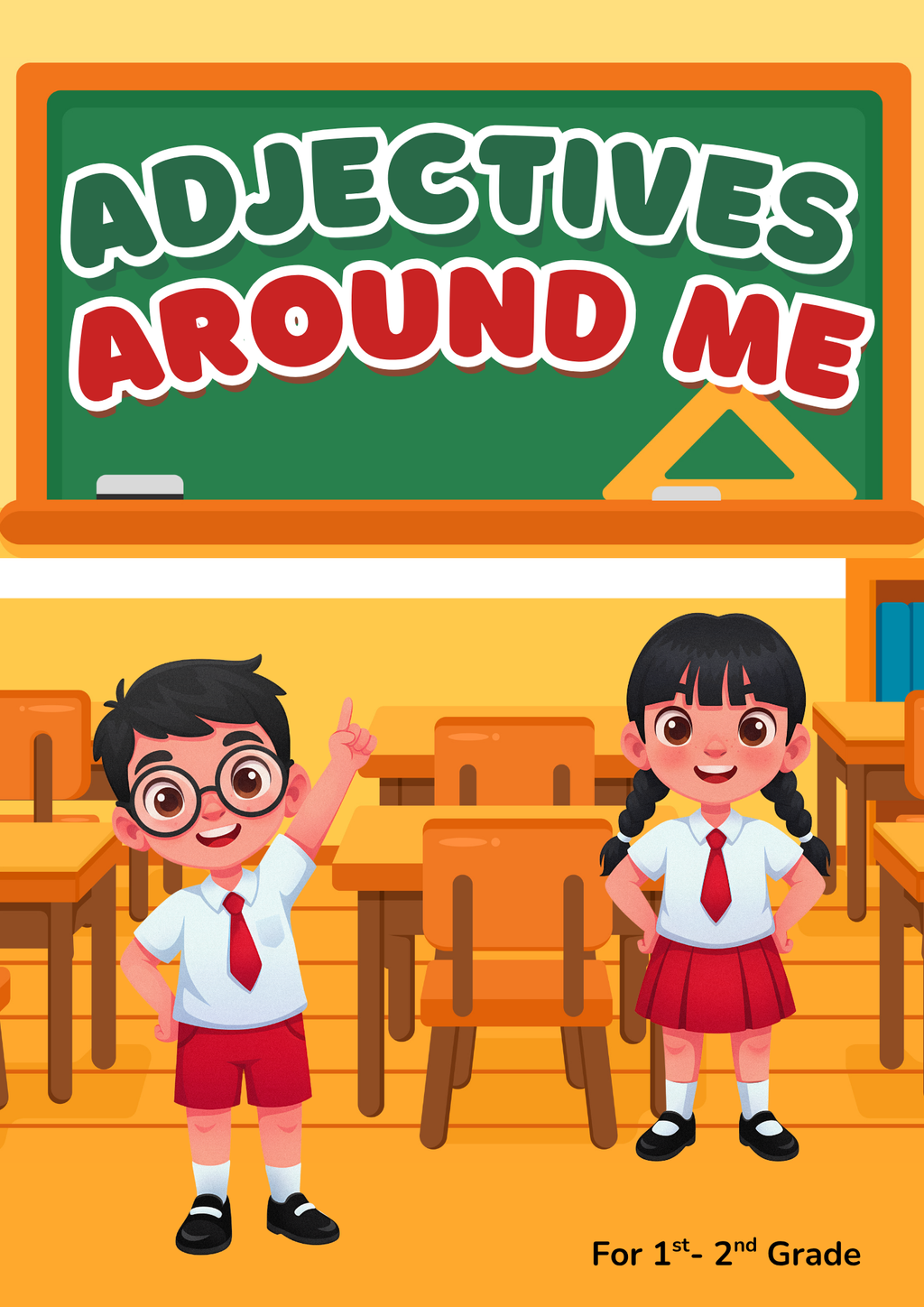 Adjectives Around Me Activity Pack (Grades 1-2) | Elementary Grammar & Describing Words Worksheets