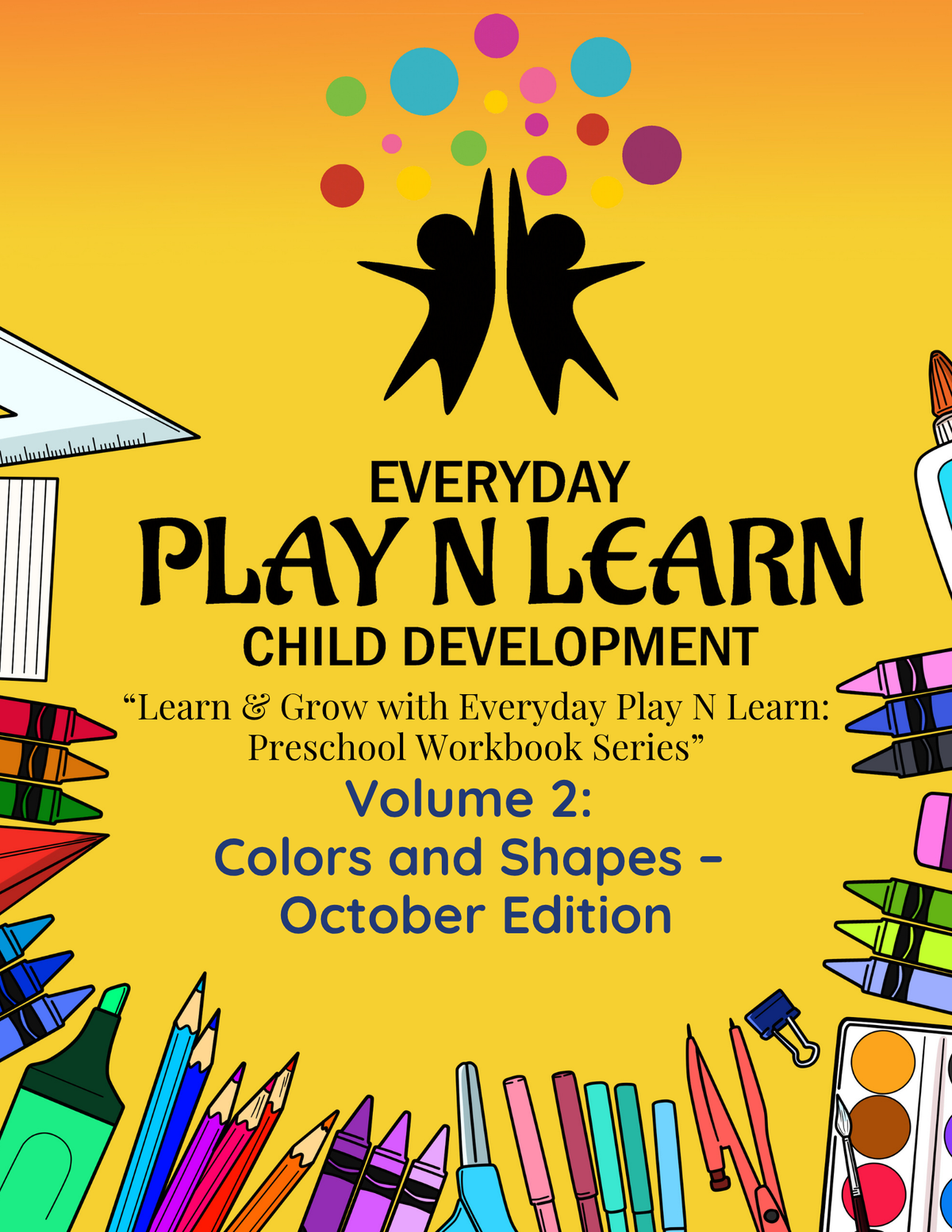 Preschool Workbook Month 2: Colors and Shapes (Pre-K3 & Pre-K4) | October Comprehensive Curriculum
