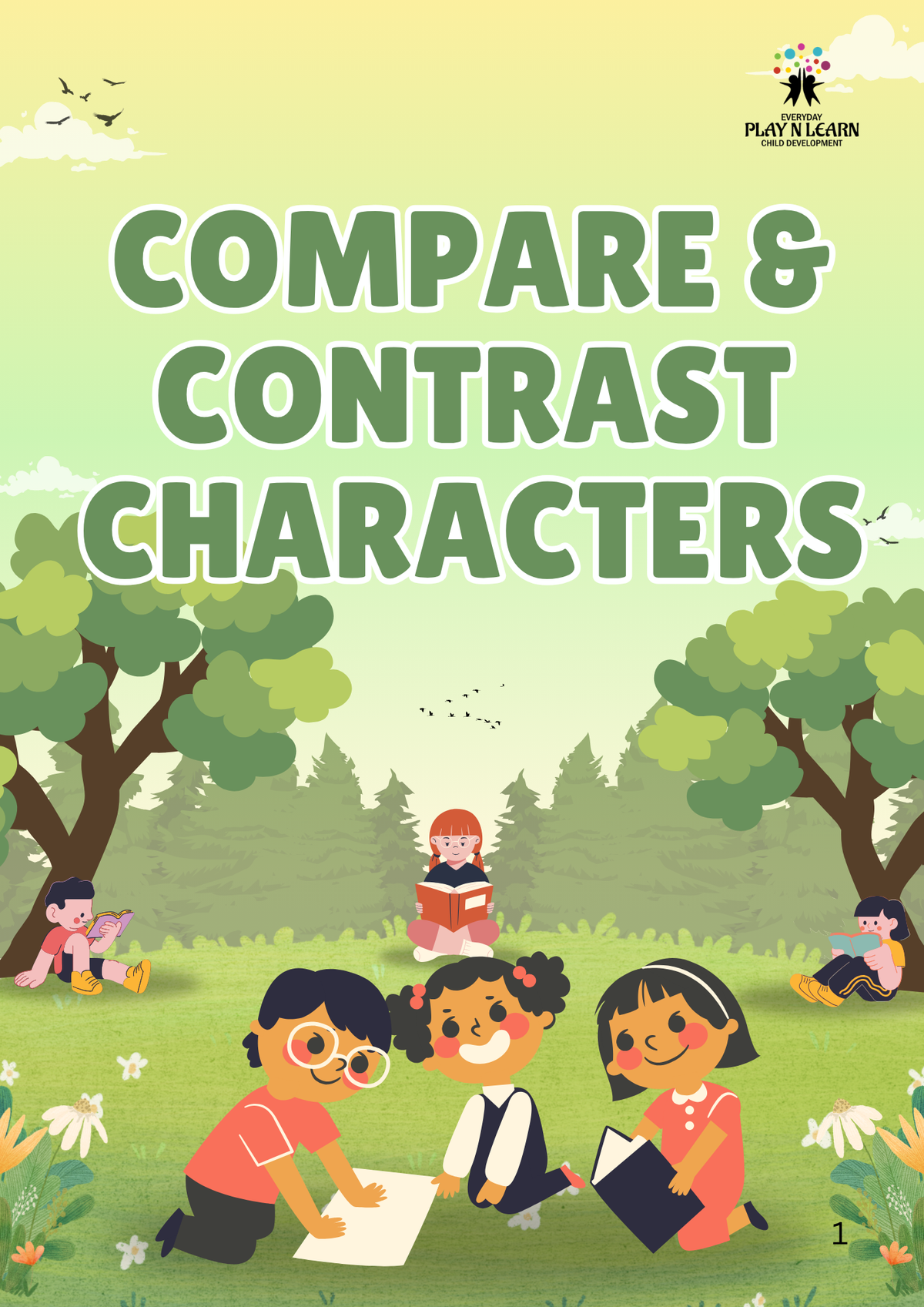 Compare & Contrast Characters Activity Pack (Grades 3-5) | Reading Comprehension Worksheets