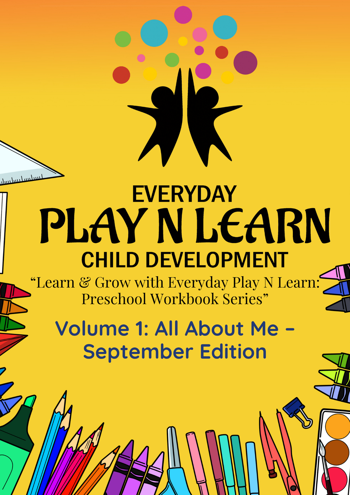 Preschool Workbook Month 1: All About Me (Pre-K3 & Pre-K4) | September Comprehensive Curriculum