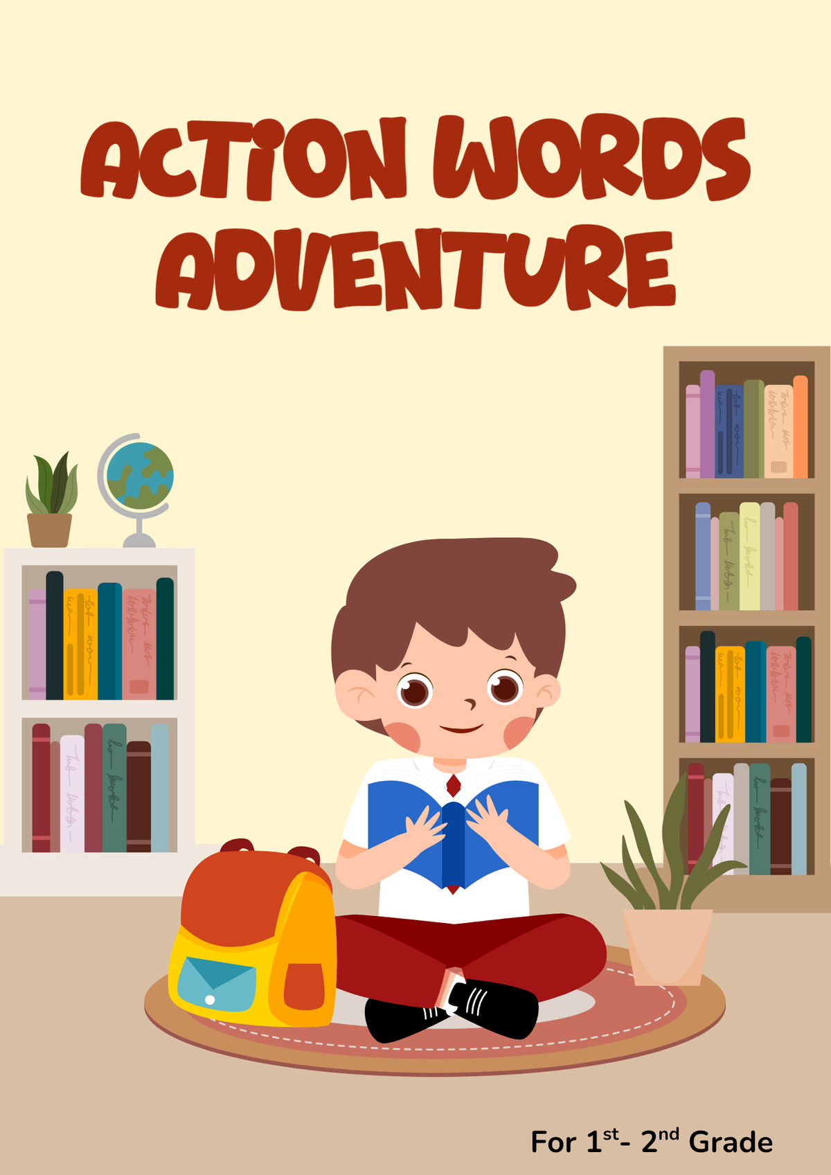 Action Words Adventure Activity Pack (Grades 1-2) | Primary Verbs & Action Words Worksheets