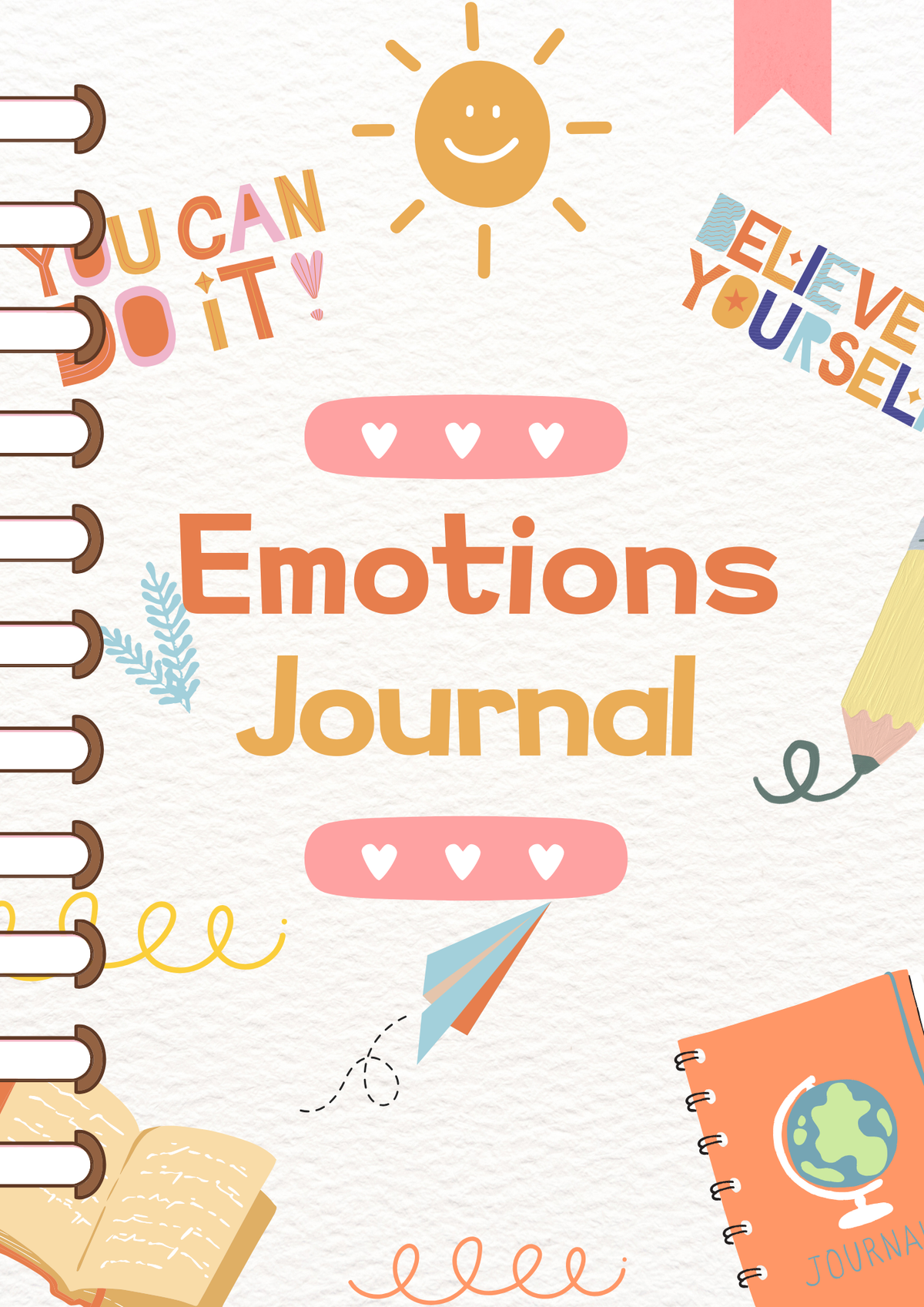Emotions Journal (Ages 6–12) | Guided Social-Emotional Learning & Mood Tracking Workbook