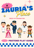 Zauria's Place: Pretend Play Guide & Activity Workbook | Pretend Play Series