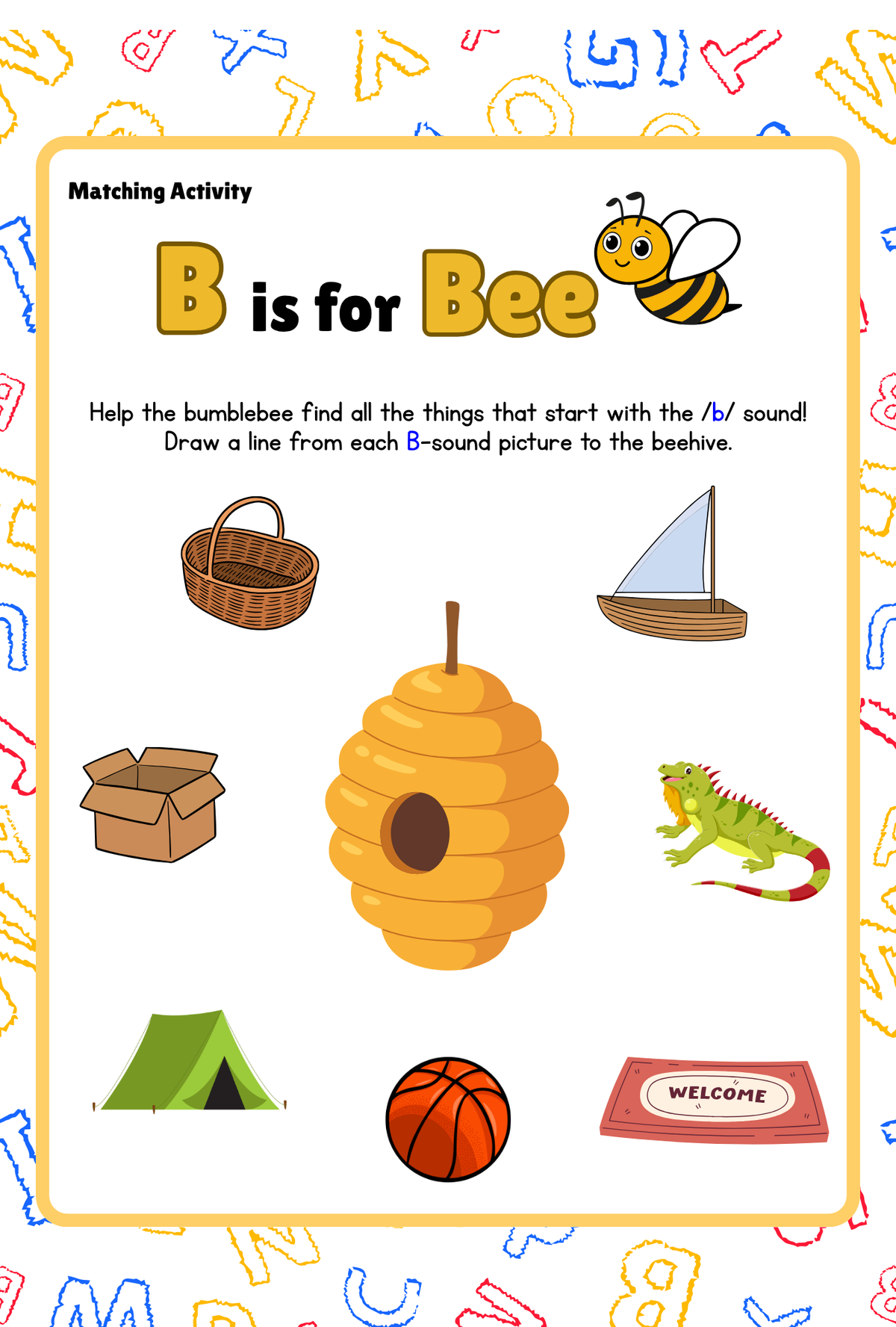 Alphabet  Volume 1- Themed Learning Activity Pack (Ages 3-5) | Preschool Letter Tracing & Vowel Games