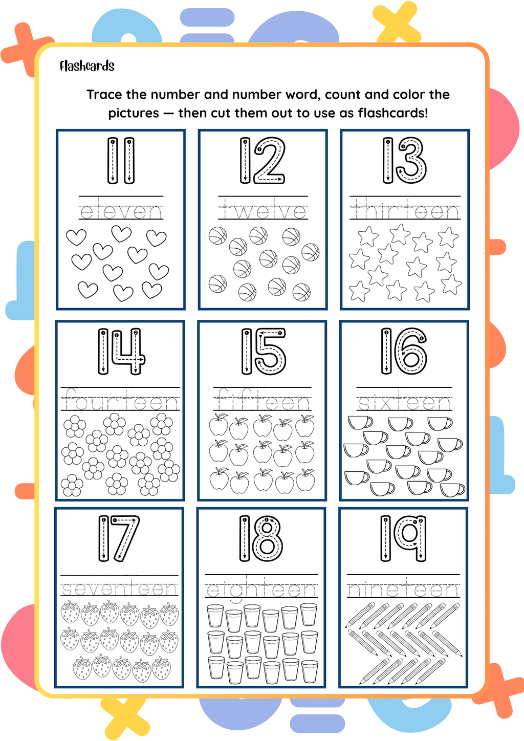 Numbers Workbook (Ages 5-7) | Number Tracing 1-100