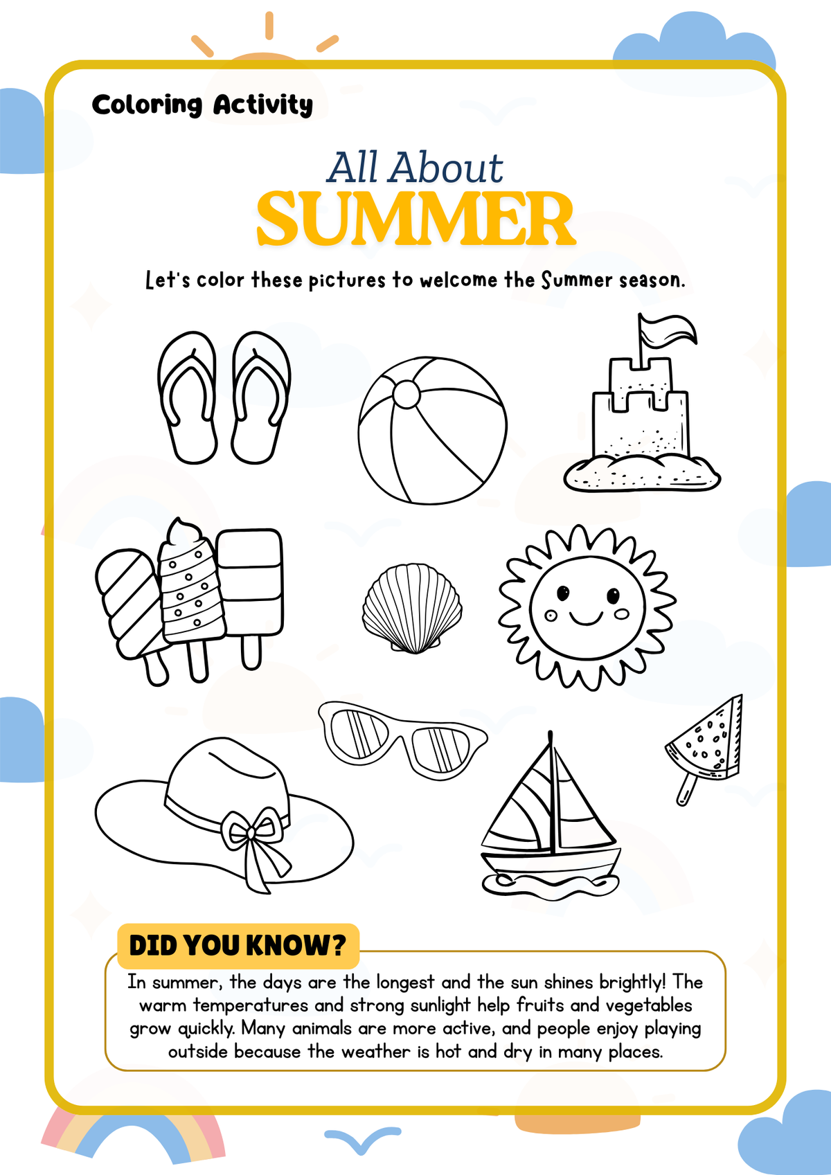 Weather & Seasons Activity Pack (Ages 5-7) | Science Worksheets & Seasonal Crafts
