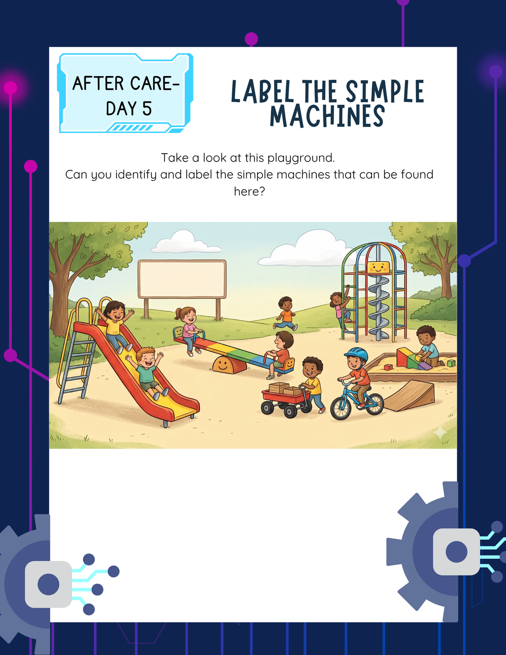 Marvelous Machines Workbook | Learn & Grow Before & After Care Series