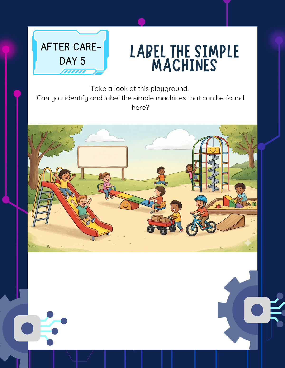 Marvelous Machines Workbook | Learn & Grow Before & After Care Series