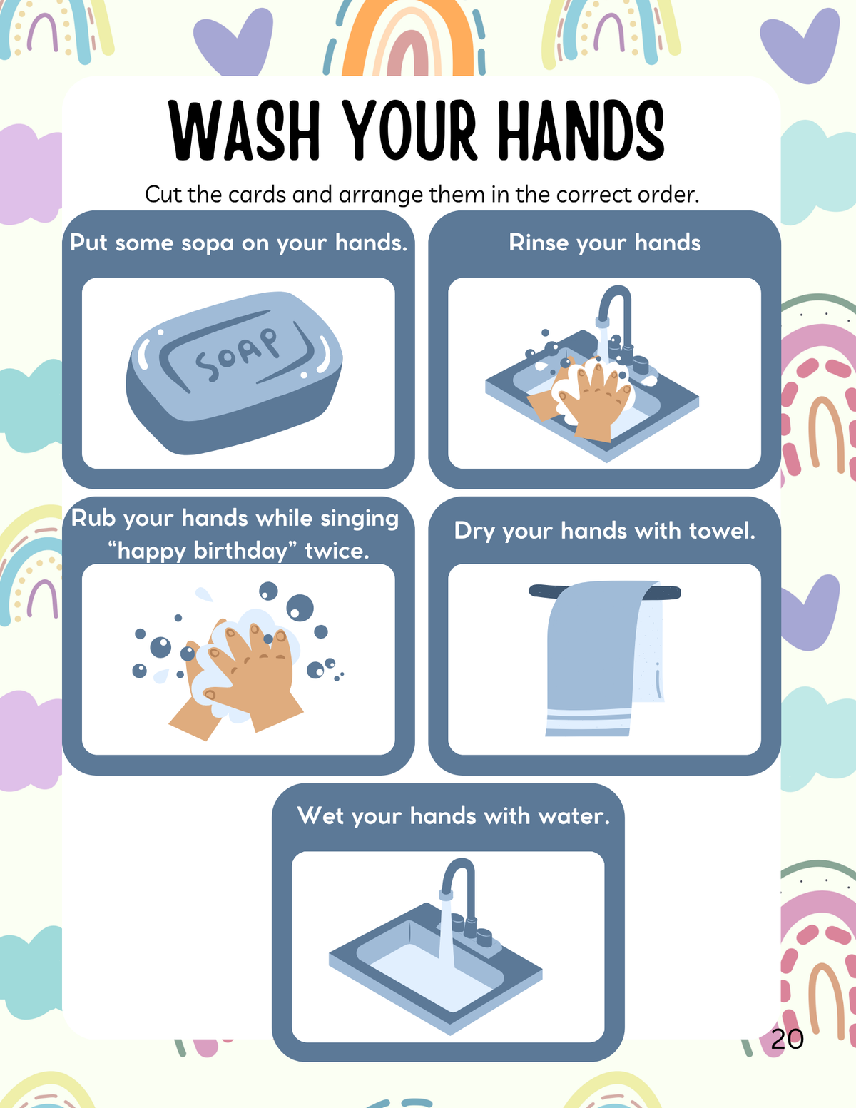 Healthy Me: Personal Hygiene Workbook (Ages 3–6) | Before & After Care Series Comprehensive Curriculum