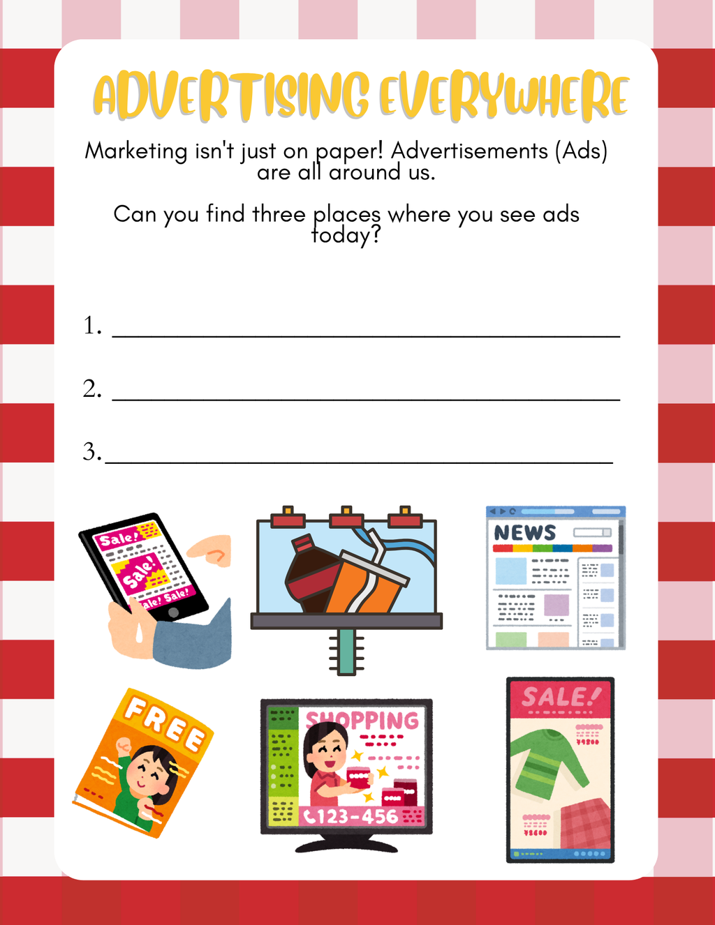 Marketing: Shark Tank Series (Before & After Care Series) | Kids Entrepreneur Worksheets