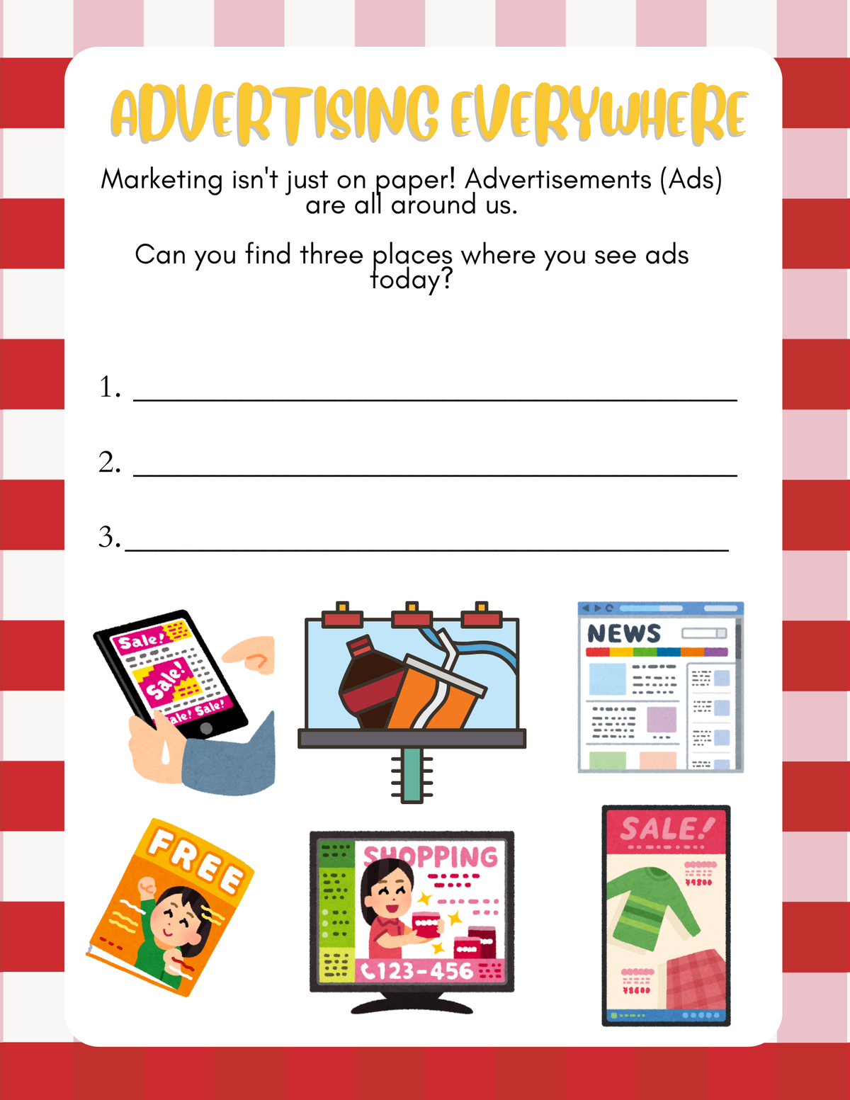 Marketing: Shark Tank Series (Before & After Care Series) | Kids Entrepreneur Worksheets