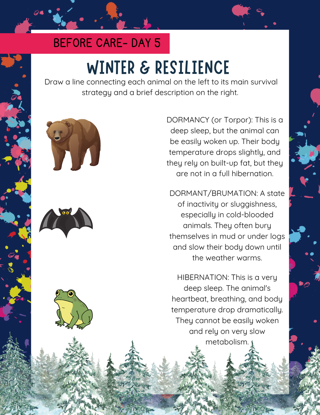 Seasons and Global Celebrations Workbook | Learn & Grow Before & After Care Series