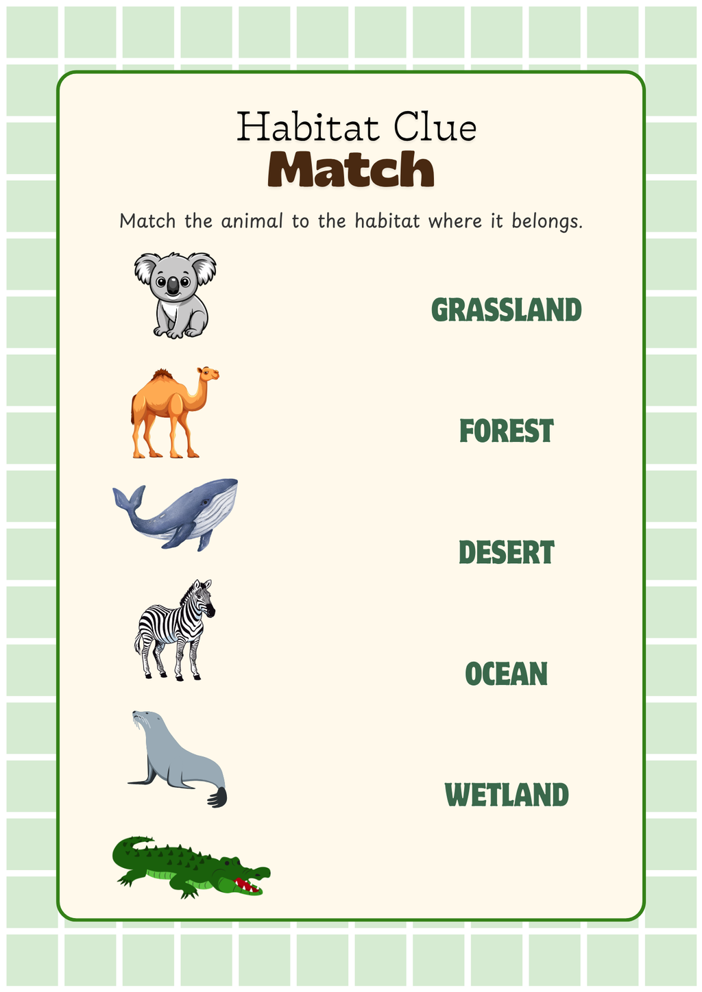 Wildlife Explorers Activity Workbook (Ages 5–8) | Animal Adaptations, Habitats & Conservation Learning Pack