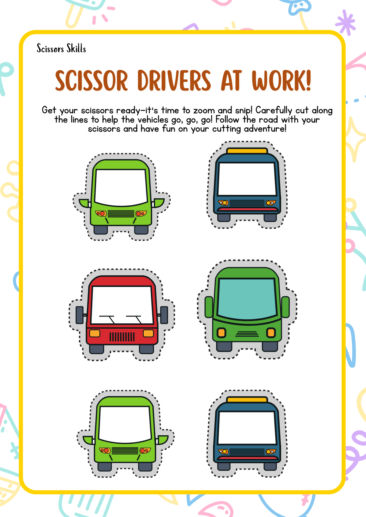 Transportation Activity Pack (Ages 5-7) | Land, Air & Sea Vehicles Preschool Worksheets