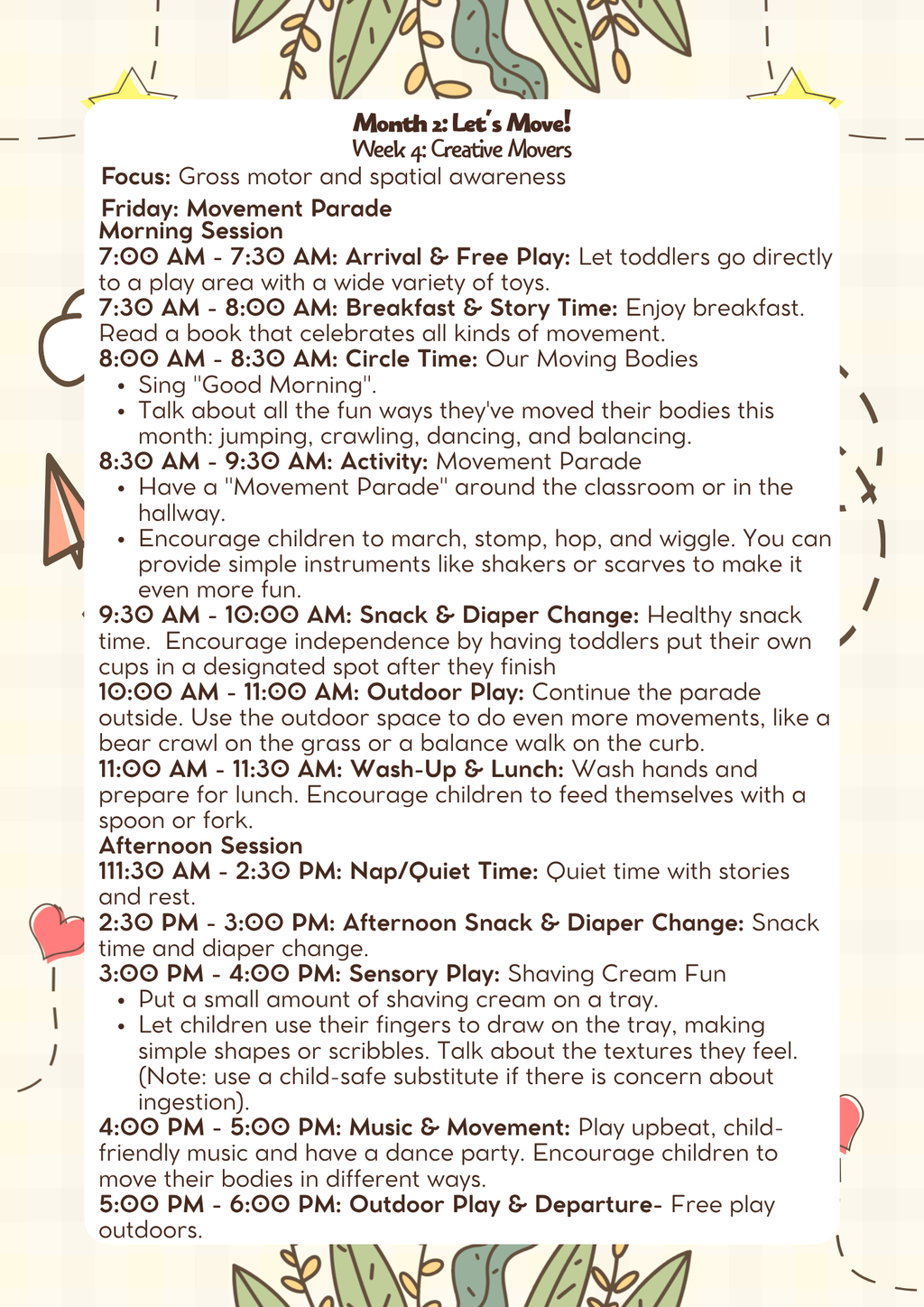 18–24 Months: Lesson Plan: Let's Move! (Month 2) | Everyday Play N Learn Curriculum Series