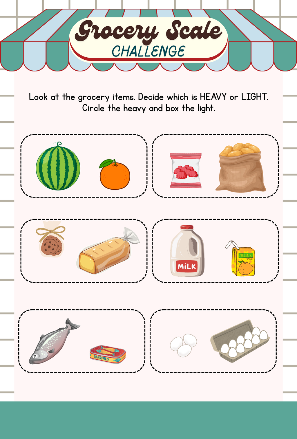 Grocery Store Pretend Play Guide | Printable Market Role-Play & Early Math Activity Workbook