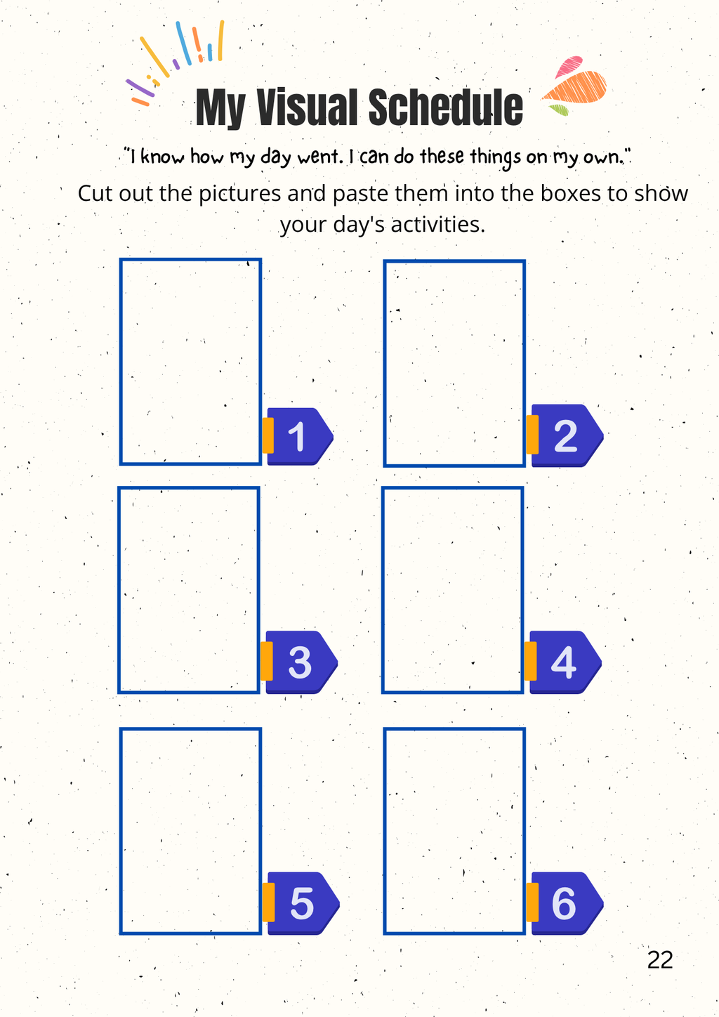 My First Visual Schedule: Early Childhood Routine Guide & Activity Workbook | EPNL Spark Curriculum Collection