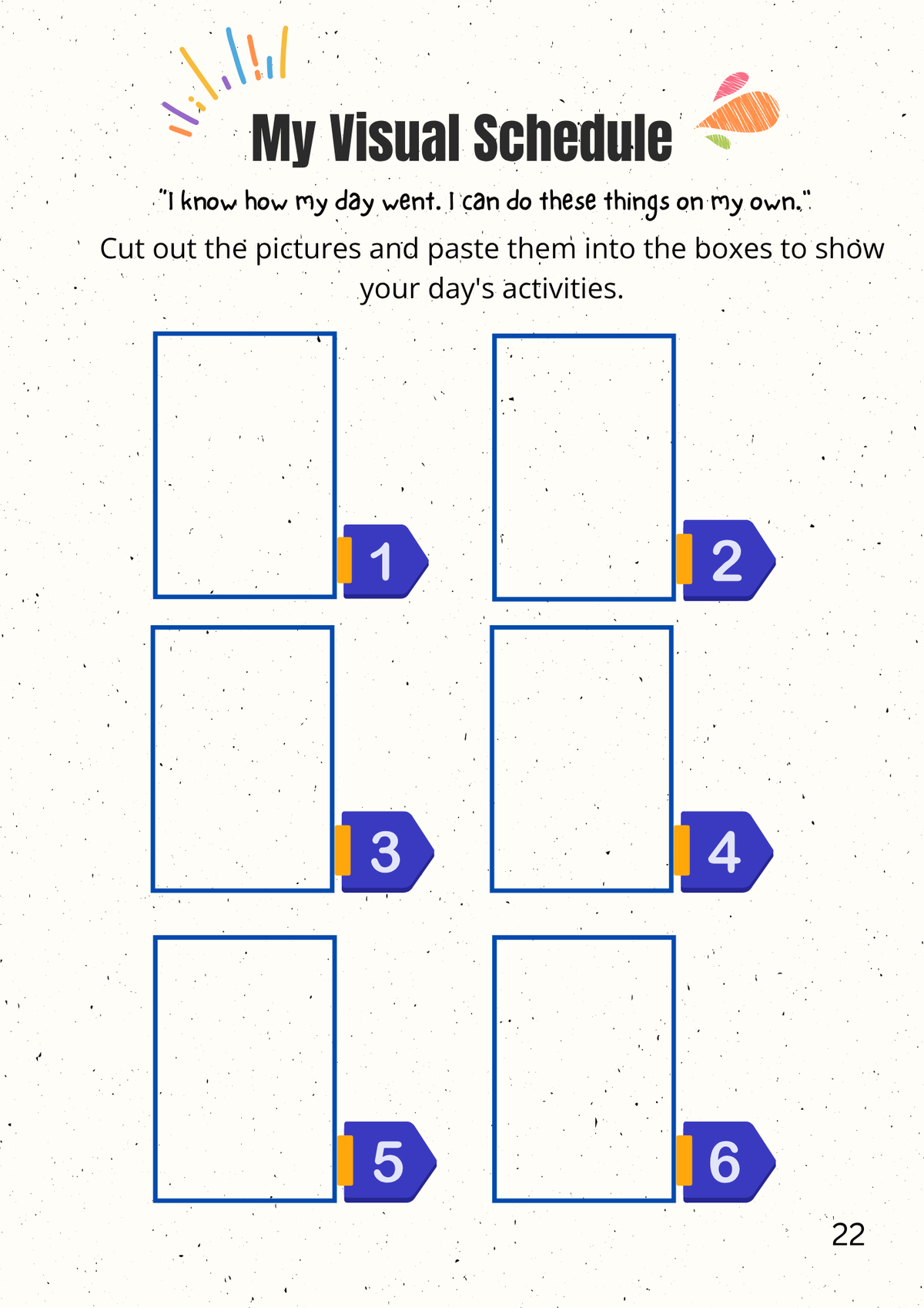 My First Visual Schedule: Early Childhood Routine Guide & Activity Workbook | EPNL Spark Curriculum Collection