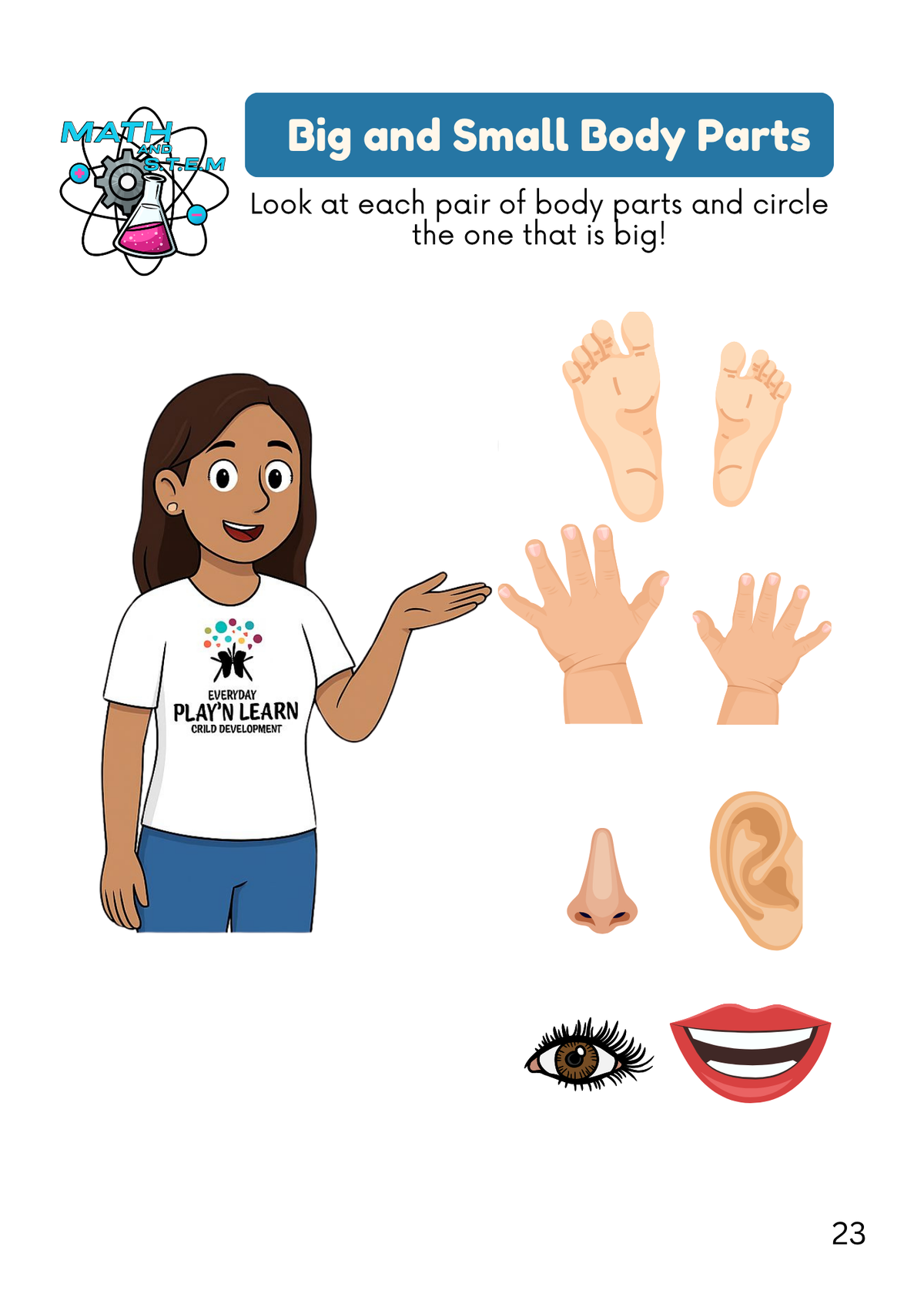 Preschool Workbook Month 1: All About Me (Pre-K3 & Pre-K4) | September Comprehensive Curriculum