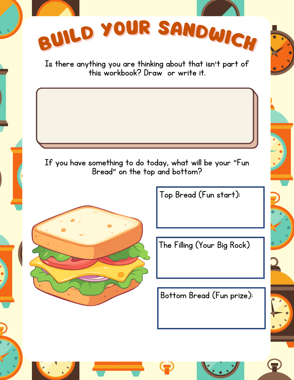 Time Management (Before & After Care Series) | Kids Daily Routine & Focus Worksheets
