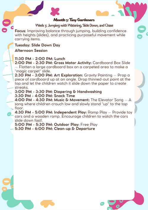 12–18 Months: Lesson Plan: Tiny Gardeners (Month 5) | Everyday Play N Learn Curriculum Series