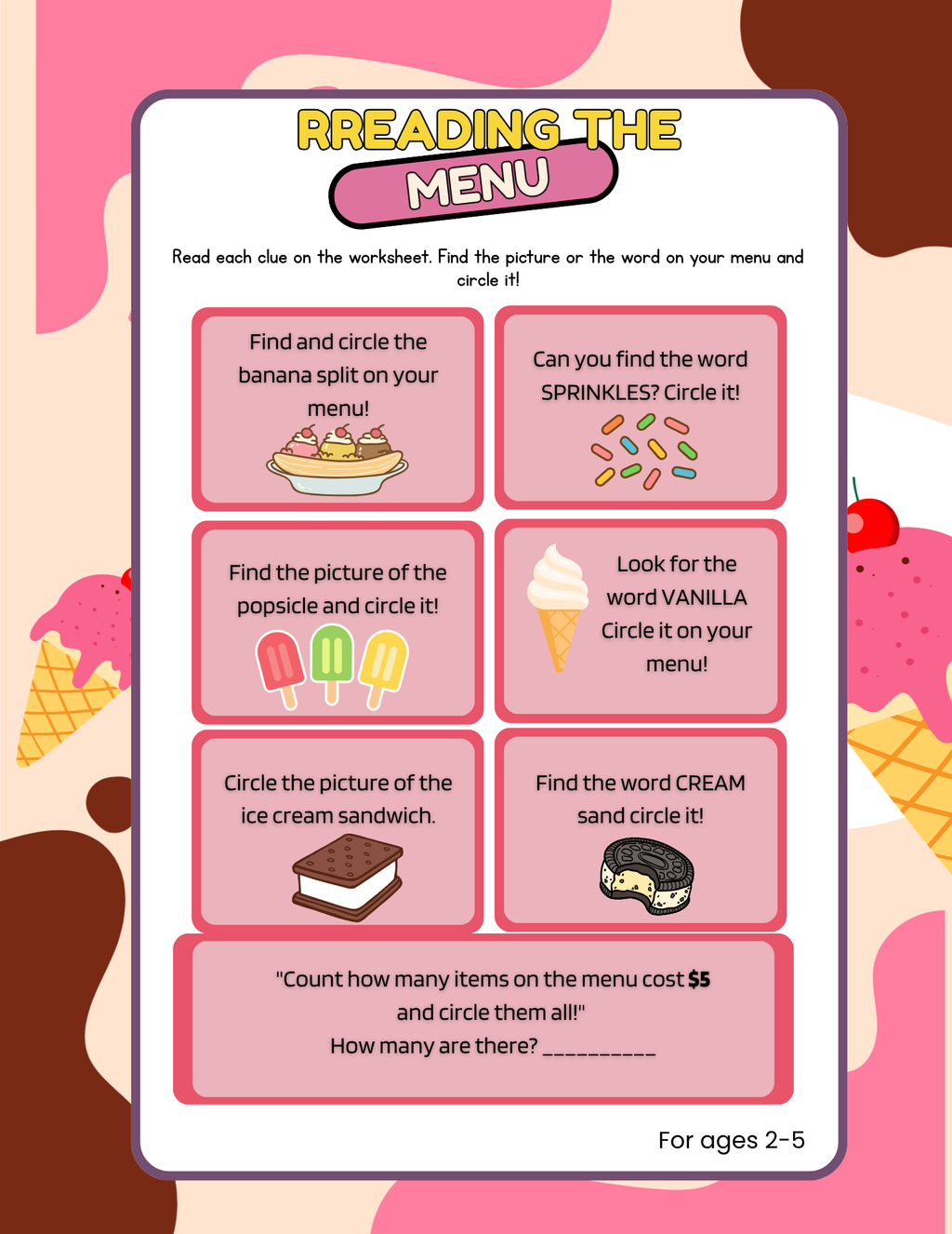 Dough's Ice Cream Parlor: Pretend Play Guide & Activity Workbook | Pretend Play Series