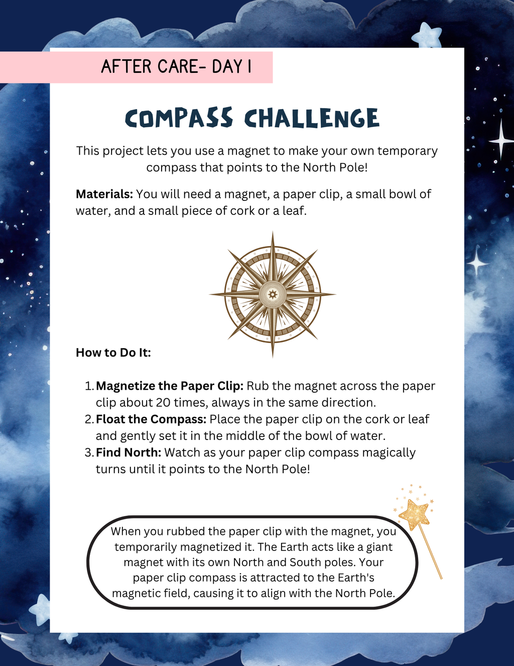 Magic in Science Workbook | Learn & Grow Before & After Care Series