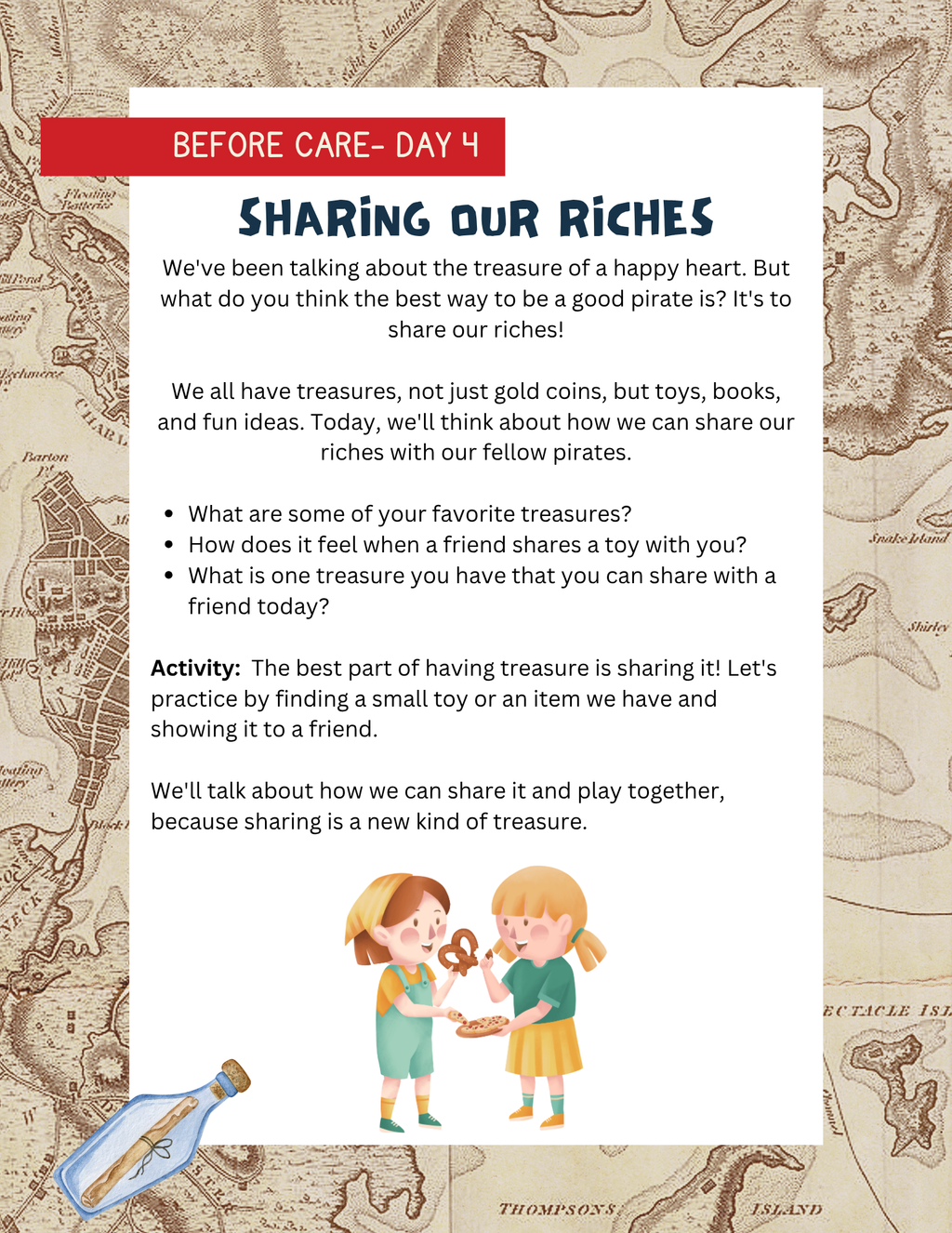 Adventure of Gratitude and Gold Workbook | Learn & Grow Before & After Care Series