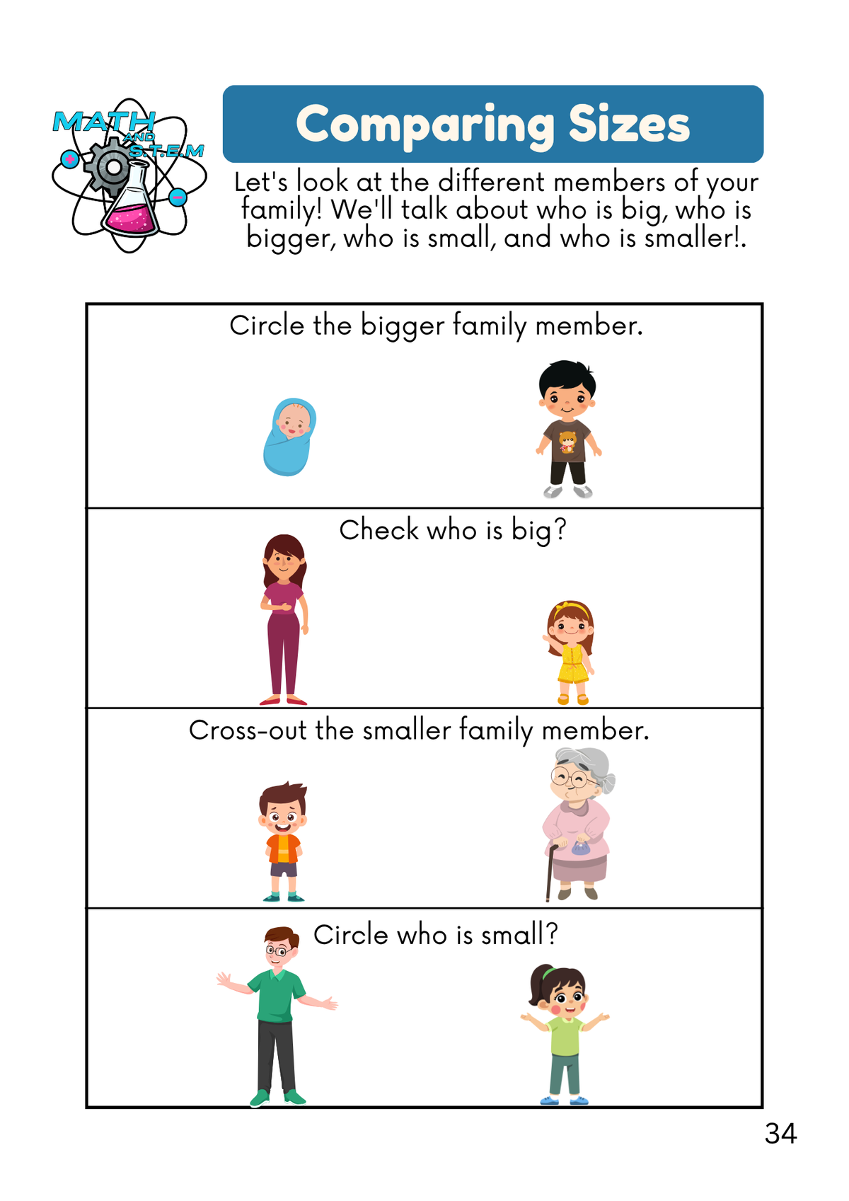 Preschool Workbook Month 1: All About Me (Pre-K3 & Pre-K4) | September Comprehensive Curriculum