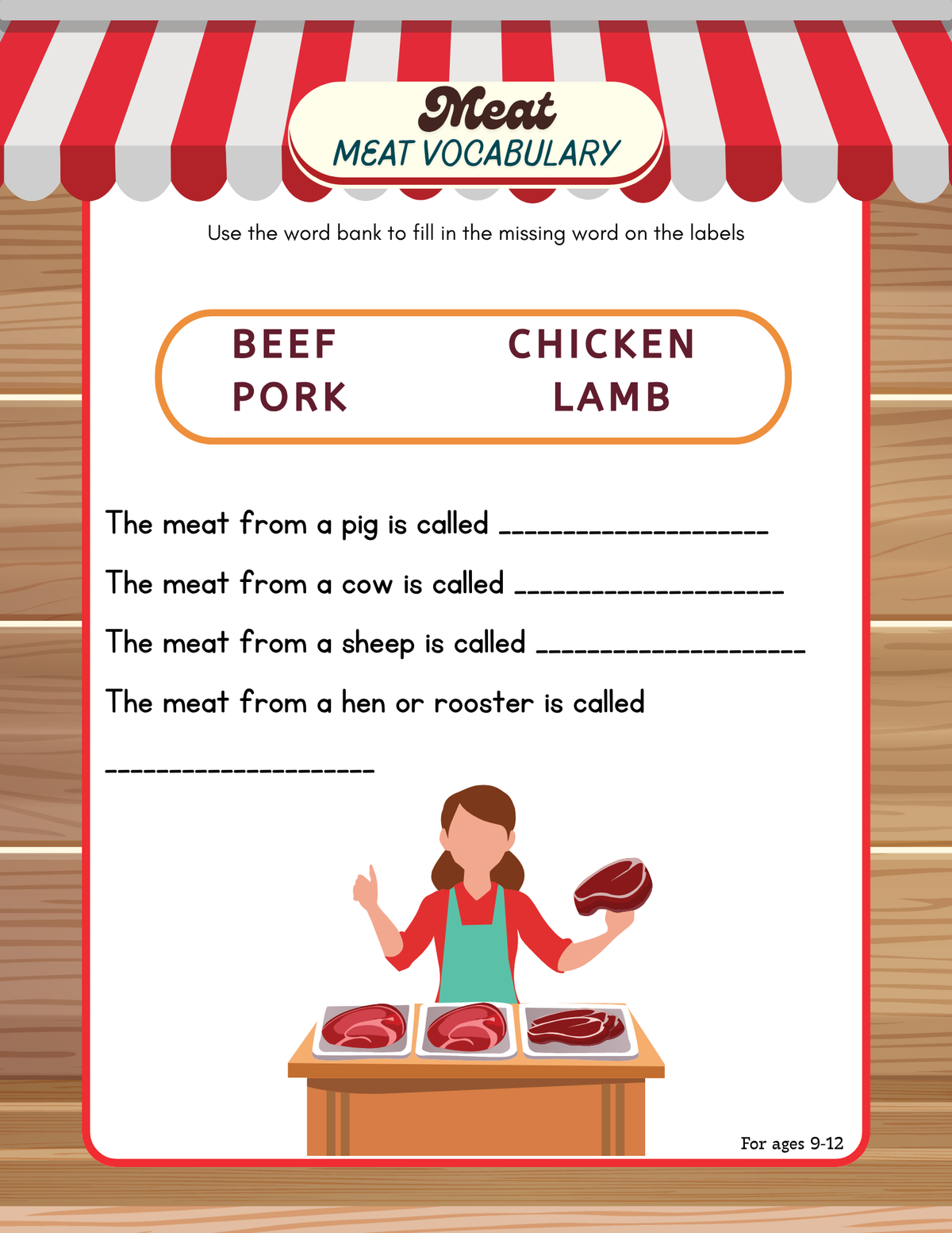 Bob's Corner Market: Grocery Store Dramatic Play & Activity Workbook | Pretend Play Series