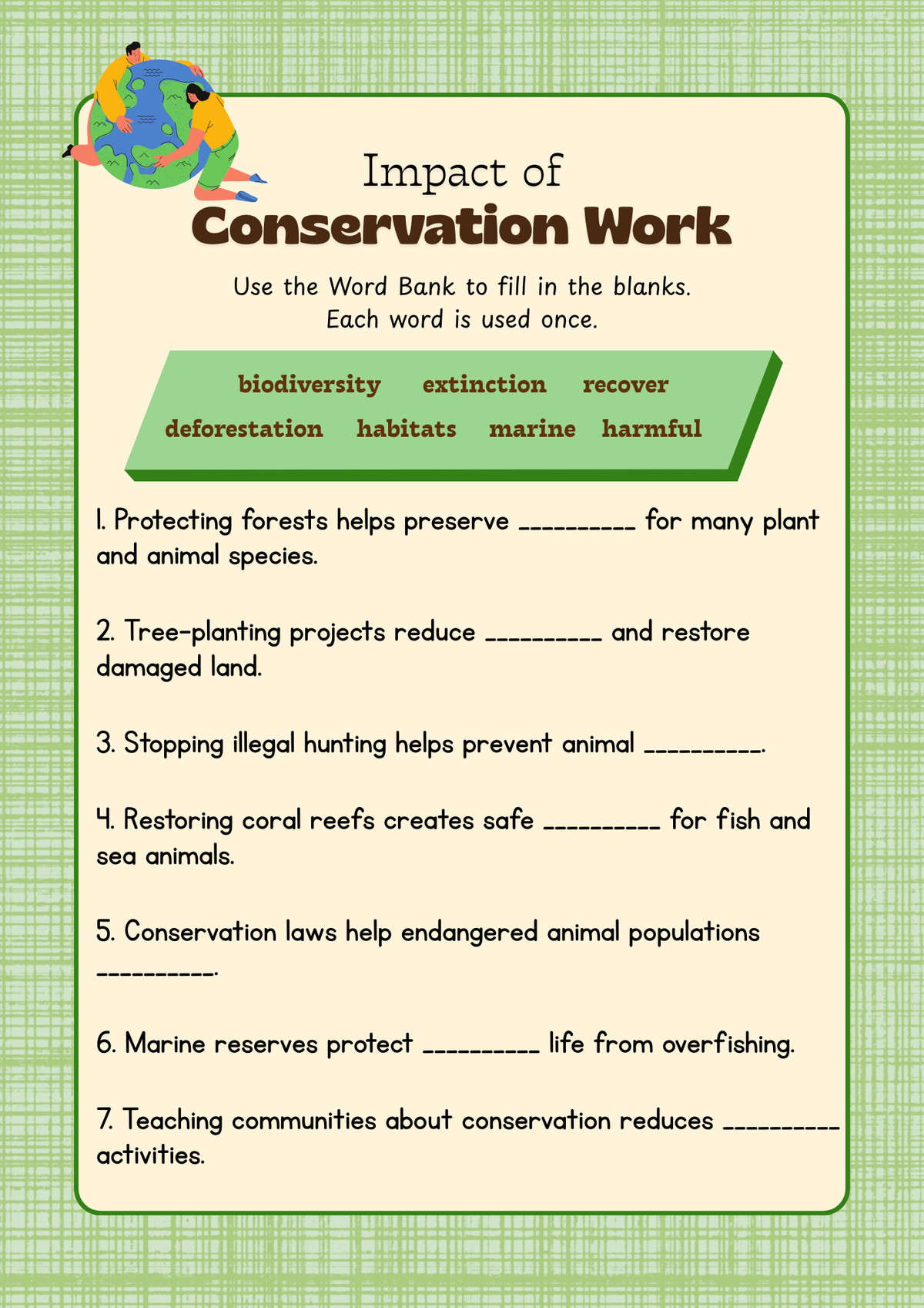 Junior Conservationist Activity Workbook (Ages 9-12) | Ecosystems, Wildlife Heroes & Zoo Exhibit Design Learning Pack