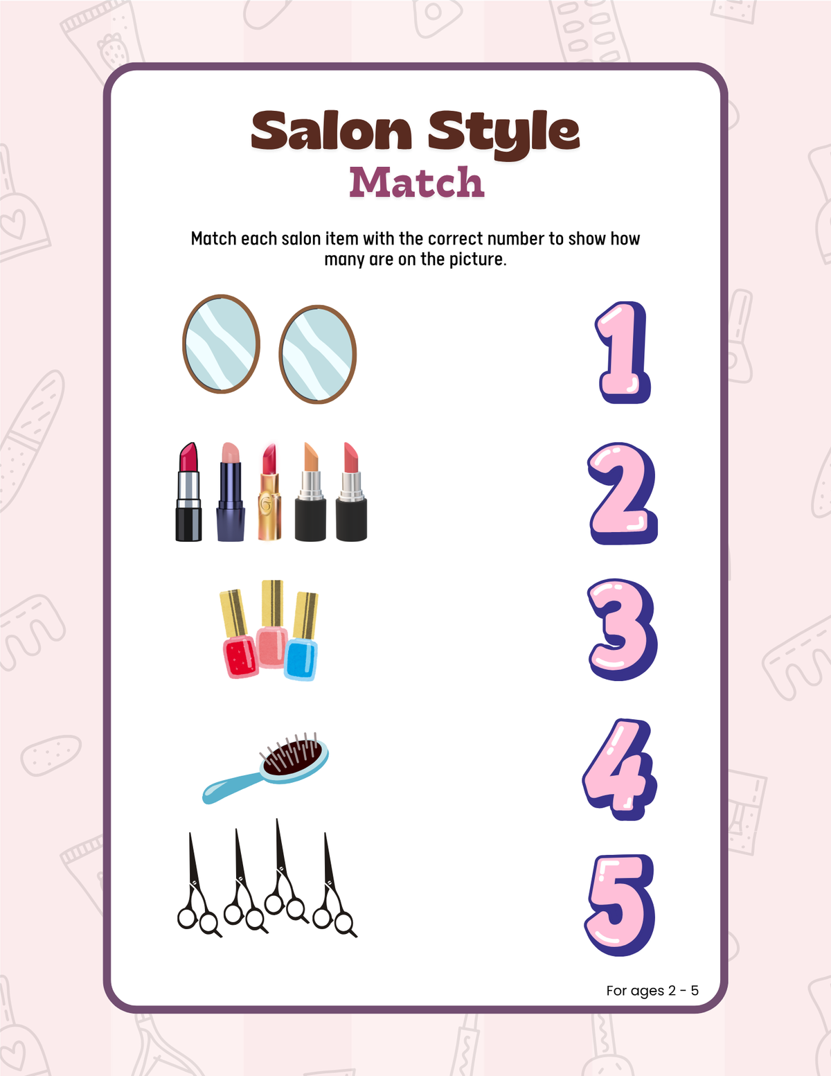 Zhoi Love Salon: Pretend Play Guide & Activity Workbook | Pretend Play Series