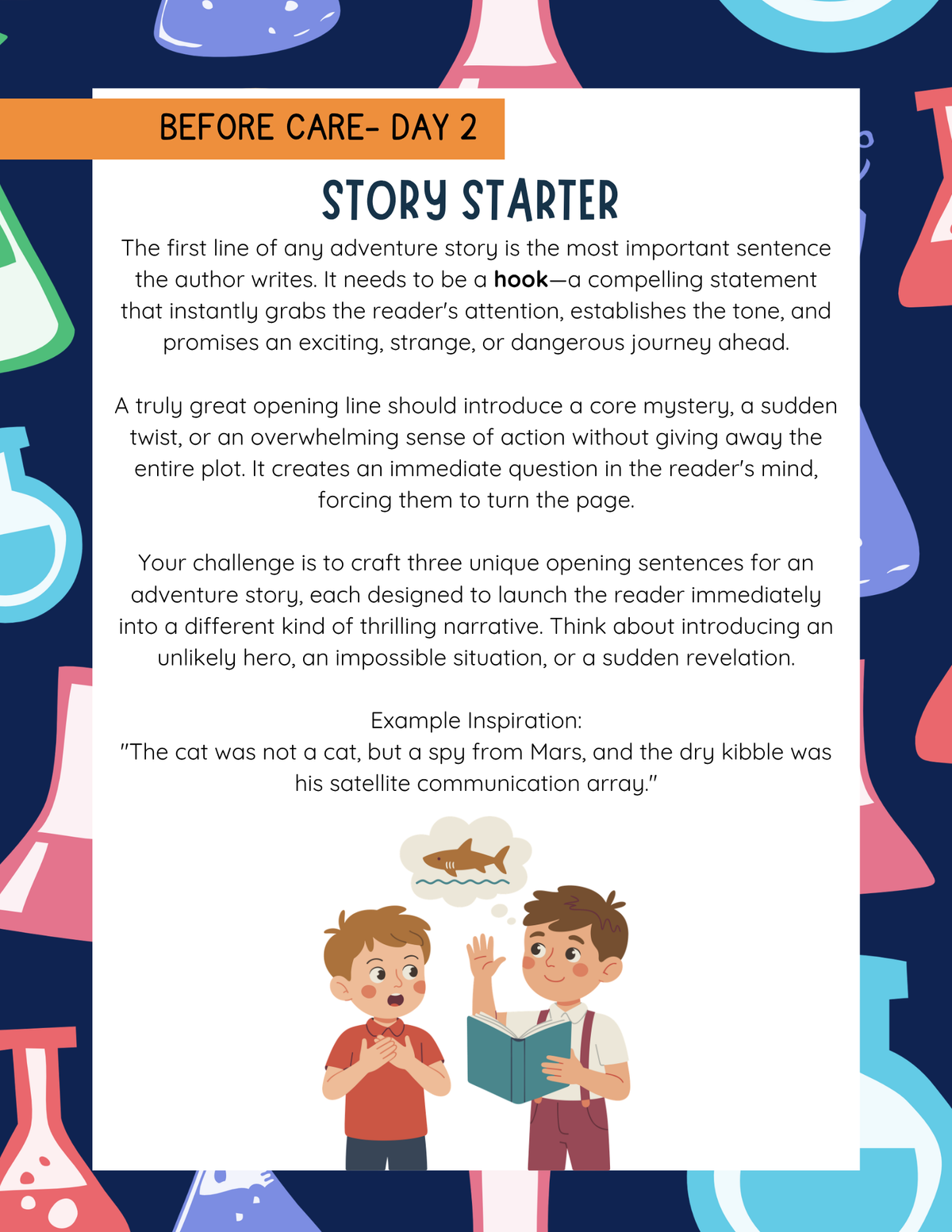 Imagination & Innovation Workbook | Learn & Grow Before & After Care Series