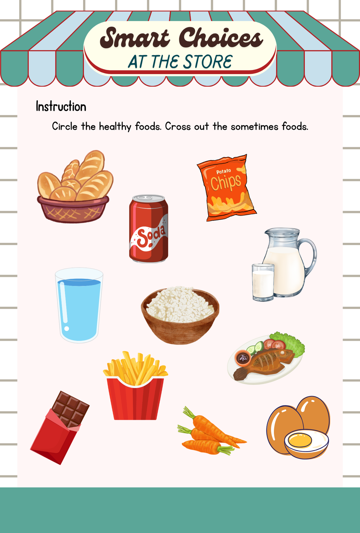 Grocery Store Pretend Play Guide | Printable Market Role-Play & Early Math Activity Workbook