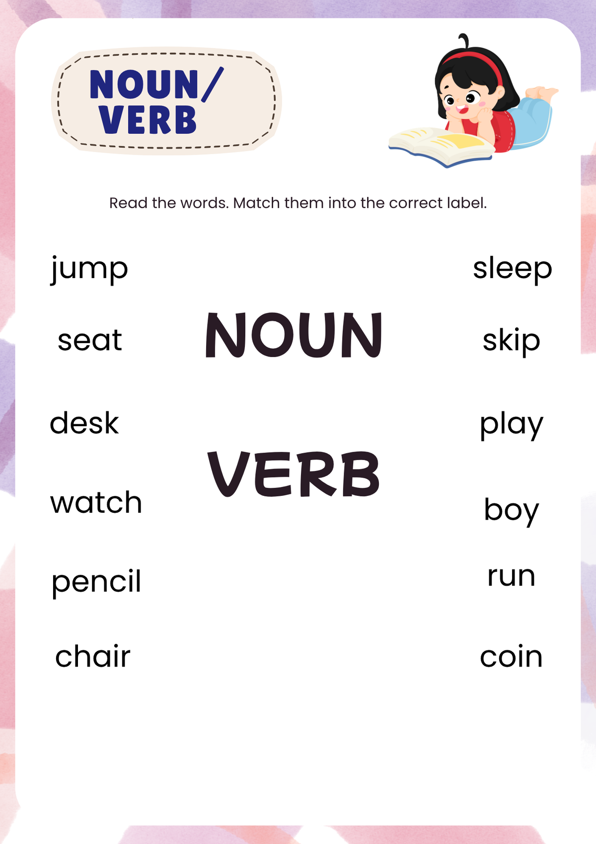 Verbs (1st-2nd Grade): Your Guide to Action Words Supplemental Activity Unit (Sample) | Everyday Play N Learn Curriculum Series