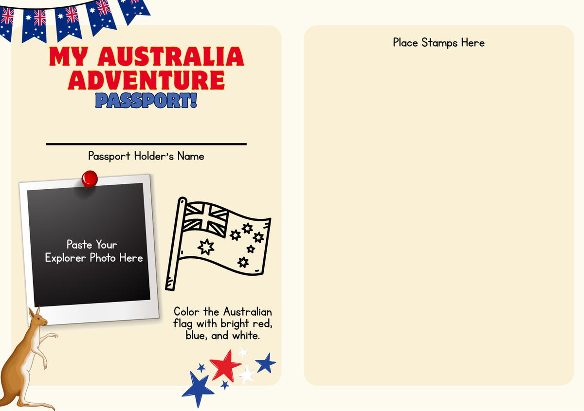 China World Traveler Passport Booklet | Geography & Social Studies Mini Activity Unit