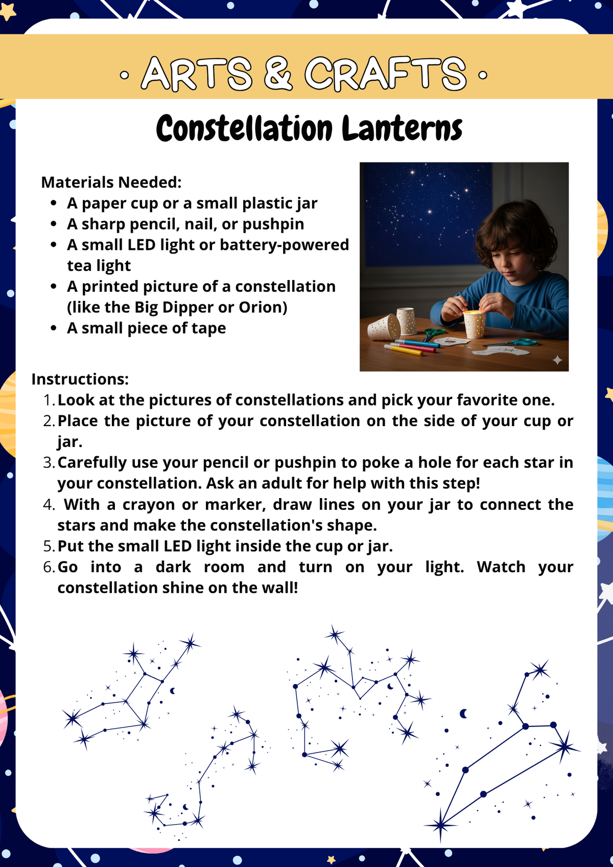 Space Missions Project-Based Adventures in Space Activity Unit (Sample) | Everyday Play N Learn Curriculum Series