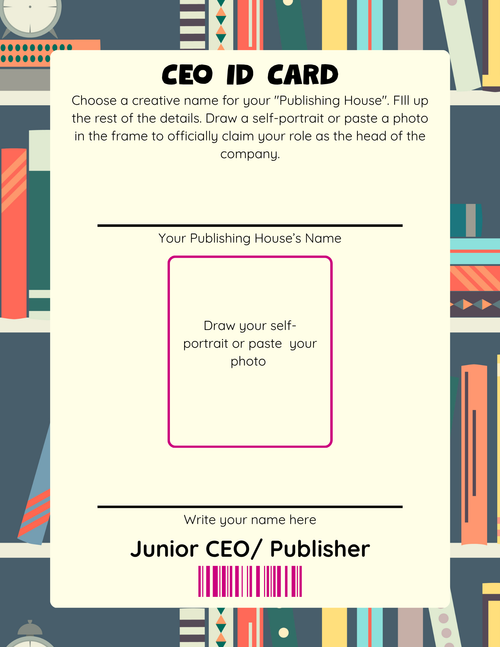3-Day Virtual Publishing Bootcamp: Young Author & Publisher Activity Workbook | Summer Camp Publishing Series