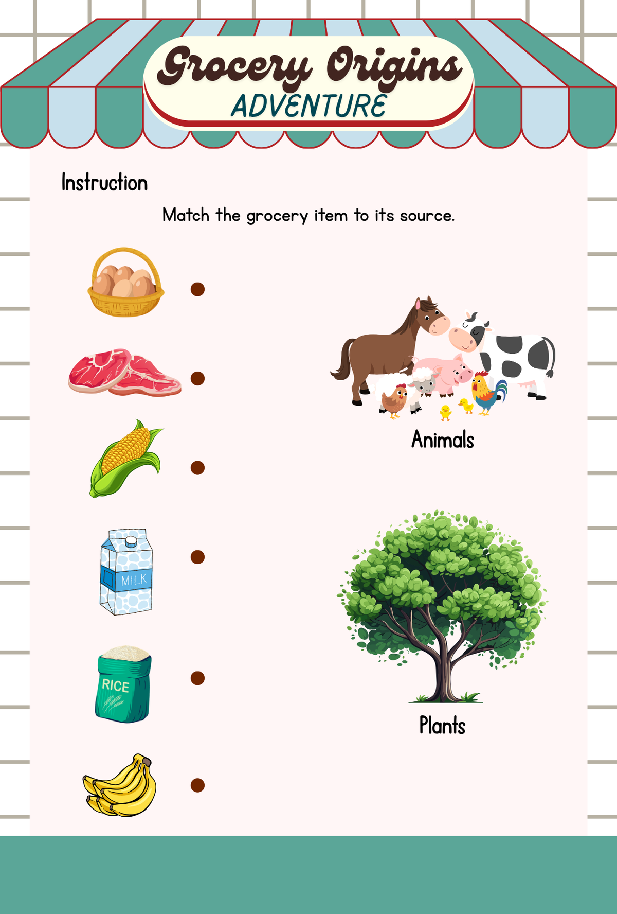 Grocery Store Pretend Play Guide | Printable Market Role-Play & Early Math Activity Workbook
