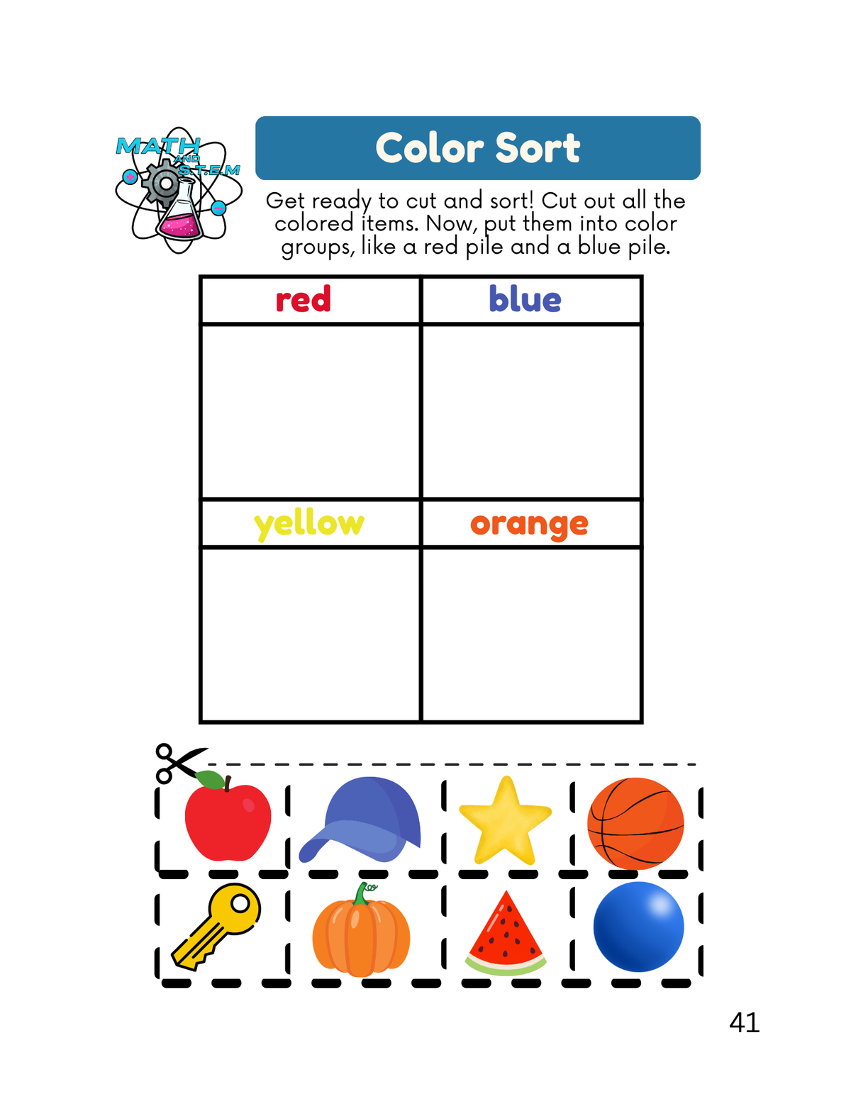 Preschool Workbook Month 2: Colors and Shapes (Pre-K3 & Pre-K4) | October Comprehensive Curriculum