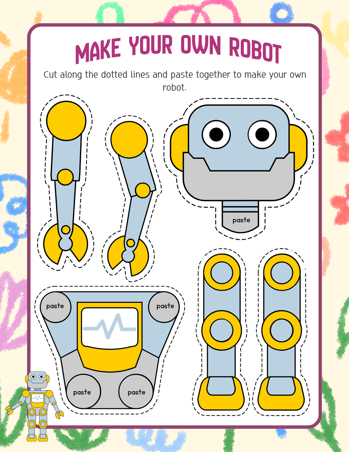 Nanny's Play and Learn- Nanny Activity Guide (Ages 1-2) | Printable Babysitter Tracker, Schedules & Keepsake Workbook