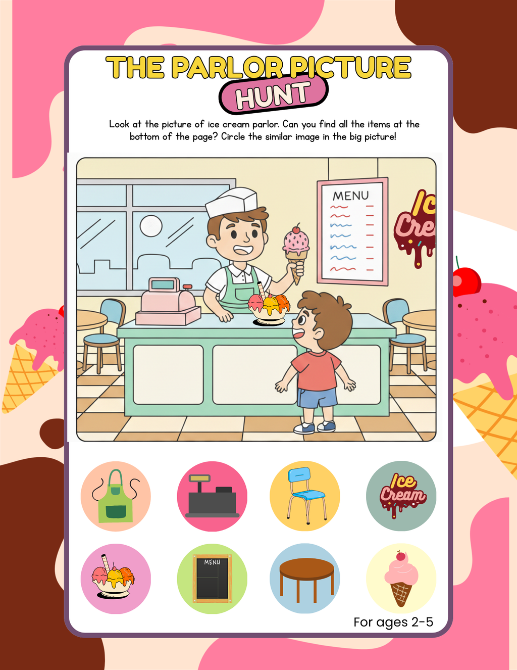 Dough's Ice Cream Parlor: Pretend Play Guide & Activity Workbook | Pretend Play Series