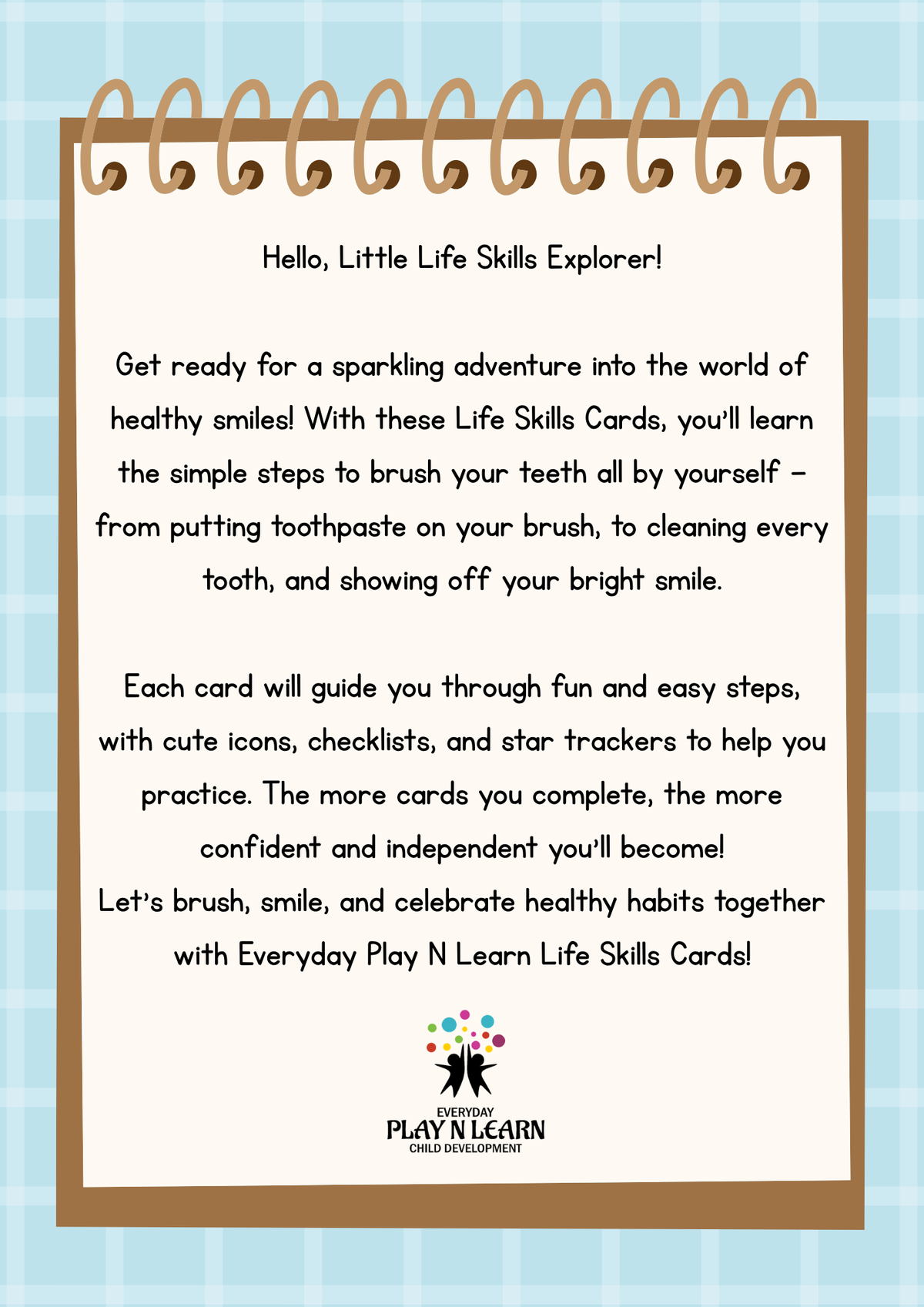 Brushing Teeth Life Skill Visual Cards | Printable Daily Routine Flashcards for Kids