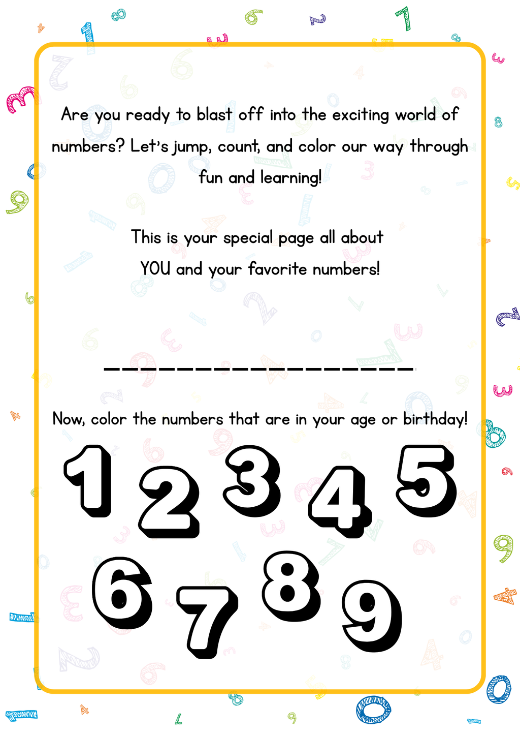 Numbers 1-10 Activity Pack (Ages 3-5) | Number Tracing & Counting Games