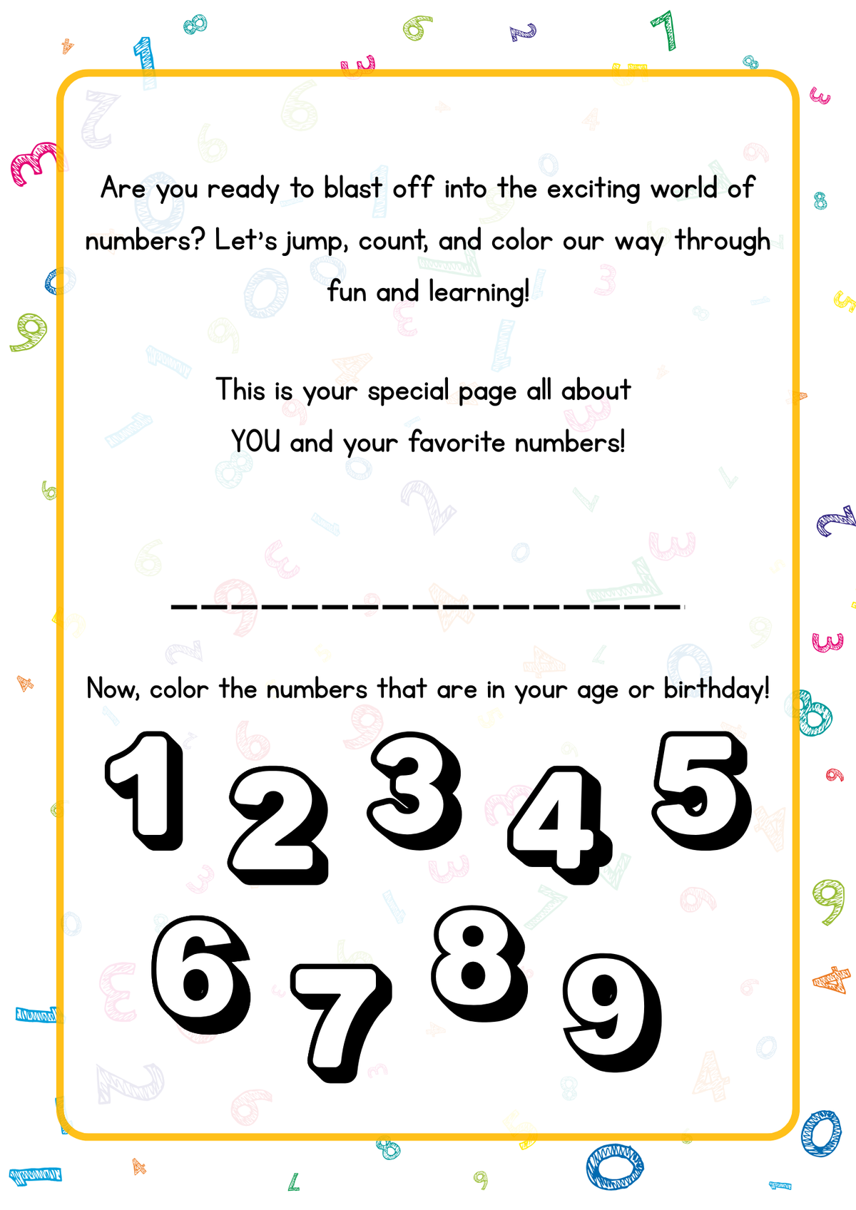 Numbers 1-10 Activity Pack (Ages 3-5) | Number Tracing & Counting Games