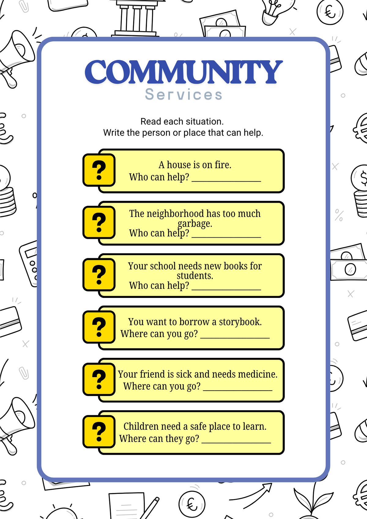 Everyday Civics & Economics: 2nd Grade Money & Citizenship Workbook | Everyday Play N Learn Curriculum Series